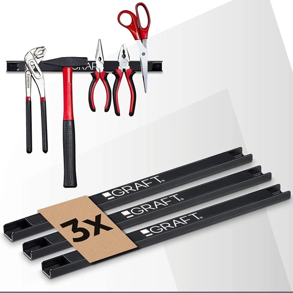 Graft 3 Pc Magnetic Tool Organizer Holder Set - Picture 1 of 4